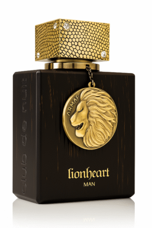 20250827_1623_Luxury Perfume Bottle_remix_01k3ppg36qftf8nhj4m3xgxkz8 Club de Nuit LionHeart