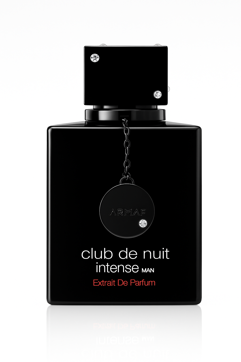 20250827_1646_Luxurious Perfume Bottle_remix_01k3pqshe5exnt23fjbawgp33s Club de Nuit Intense Man Extrait